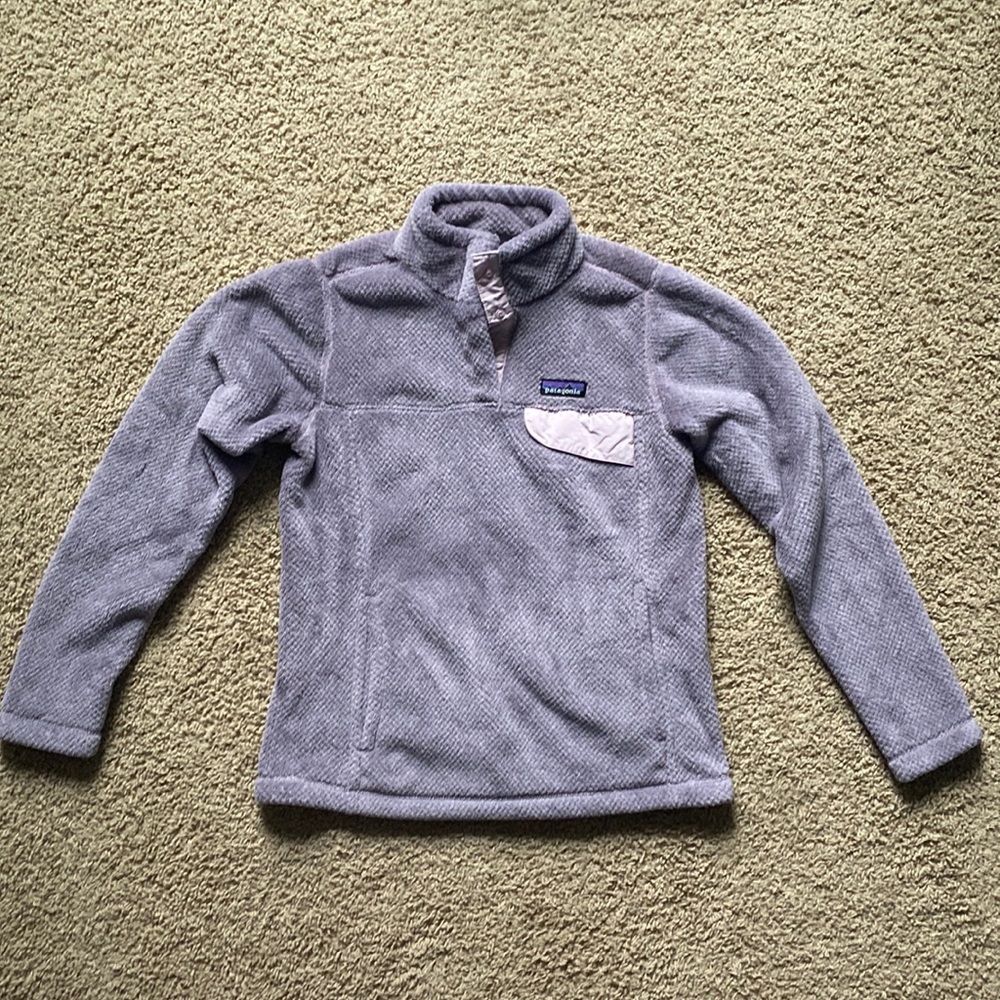 Patagonia purple women’s pullover (size S)